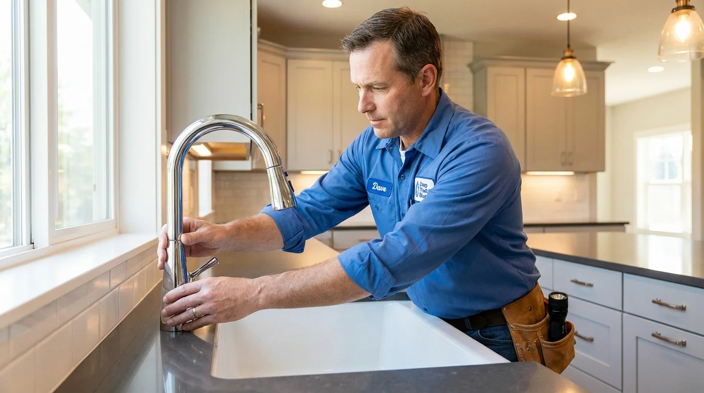 Kitchen faucet installation by Johns Plumbing LLC in Jemez Pueblo