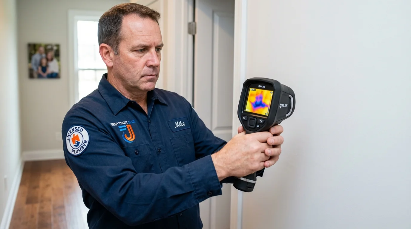 Thermal imaging leak detection by Johns Plumbing LLC in Jemez Pueblo